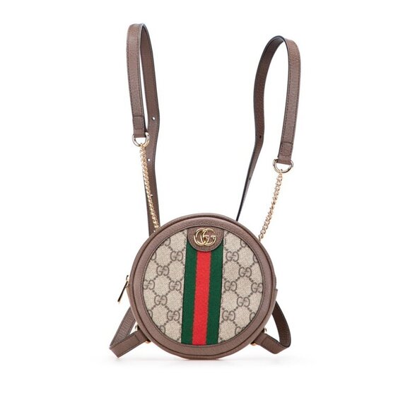 GUCCI Brown Leather Backpack main image 6